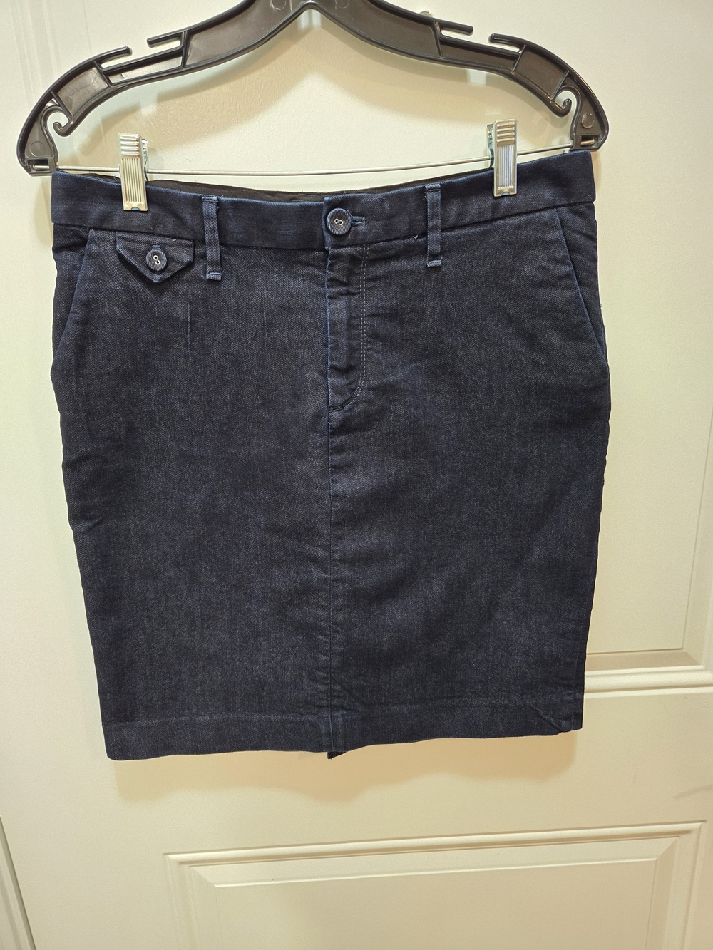 Banana Republic Dark Navy Denim Pencil Skirt